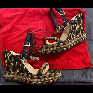 Christian Louboutin wedge sandal
